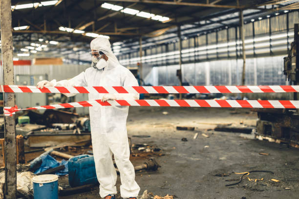 Professional Biohazard technician working in Cloverdale, CA